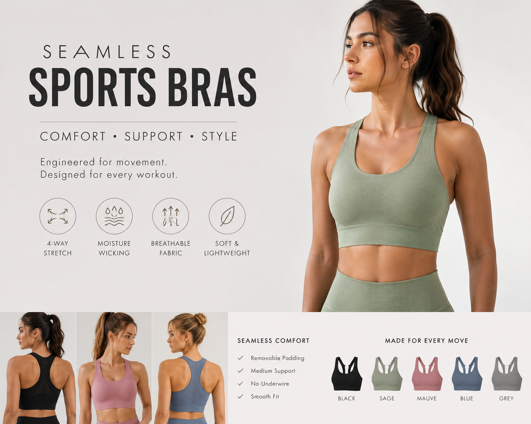 Seamless Sports Bras