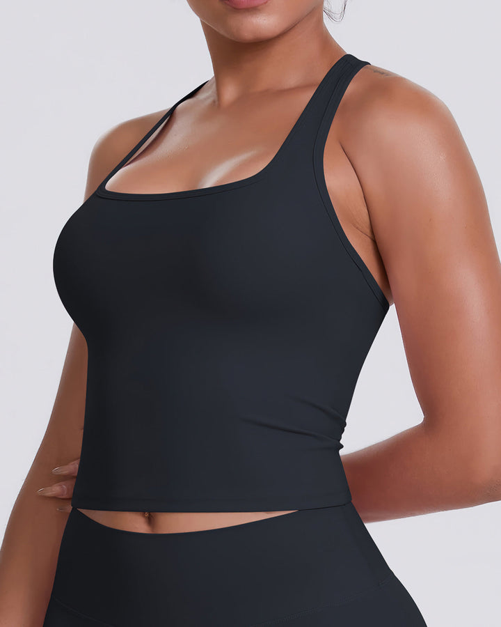 Alina Crop Top - Black