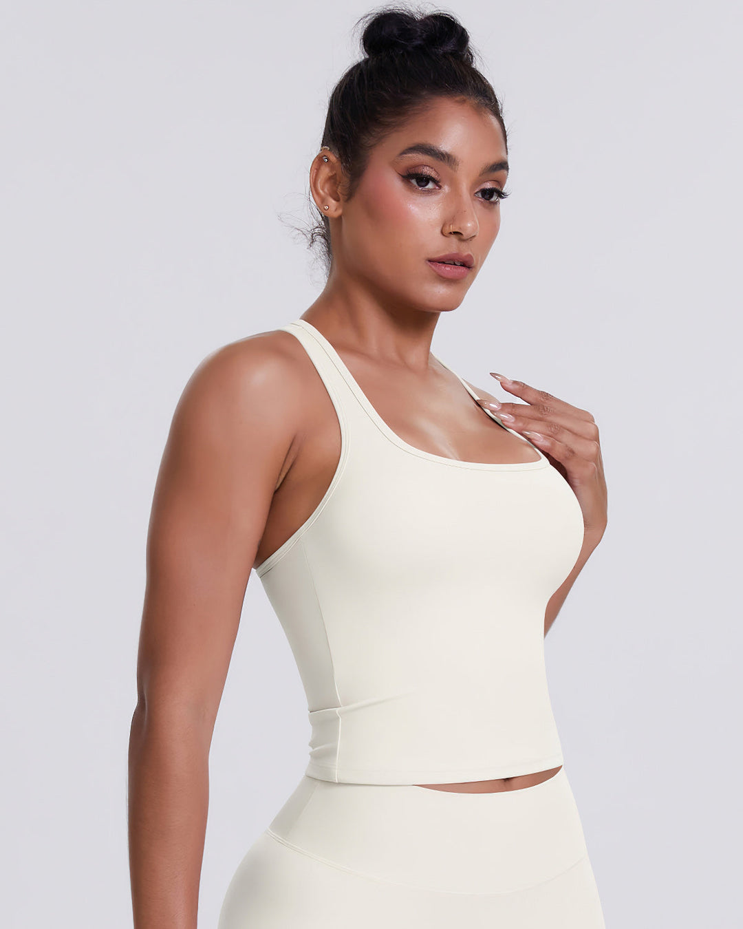 Alina Crop Top - Cloud