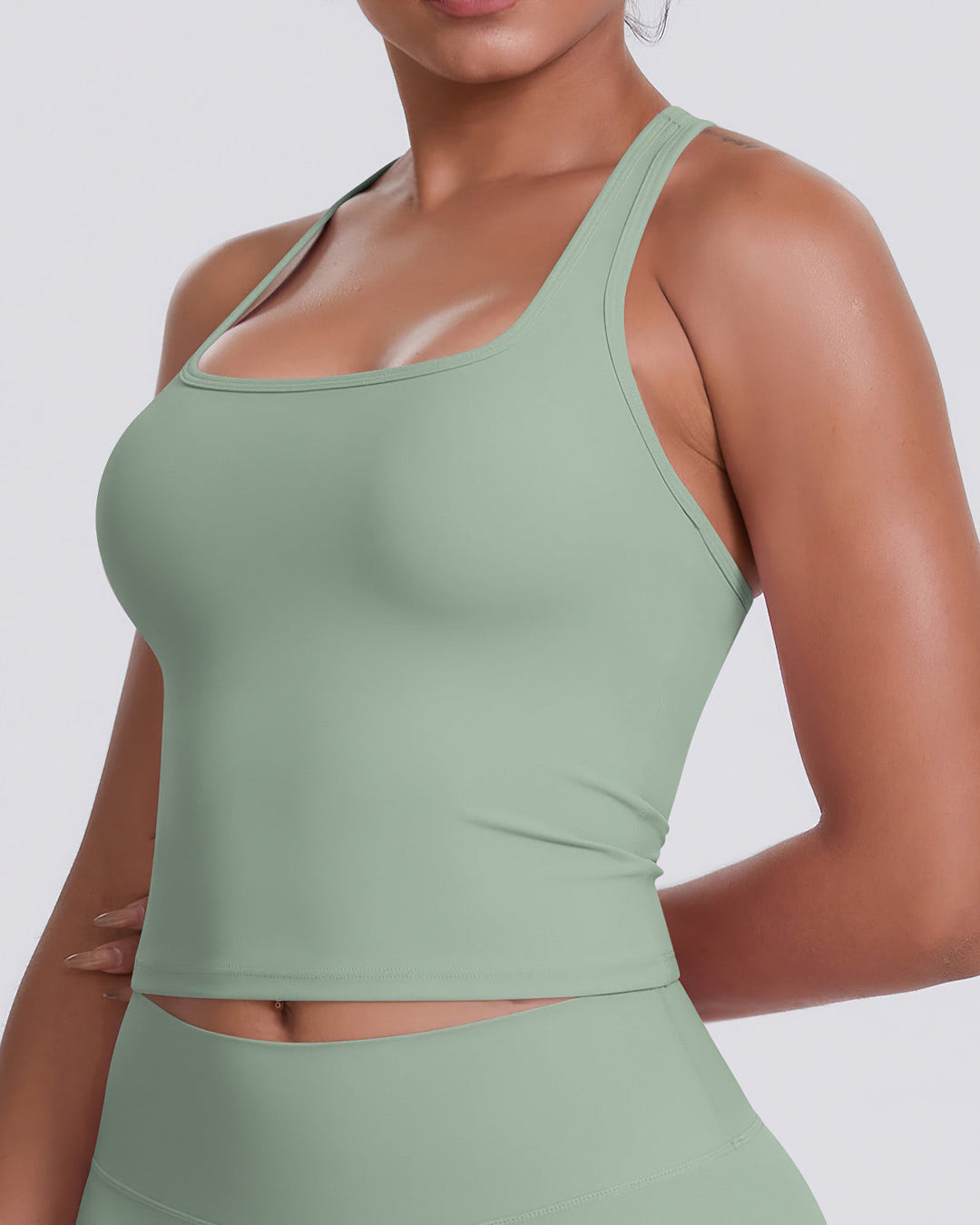 Alina Crop Top - Green
