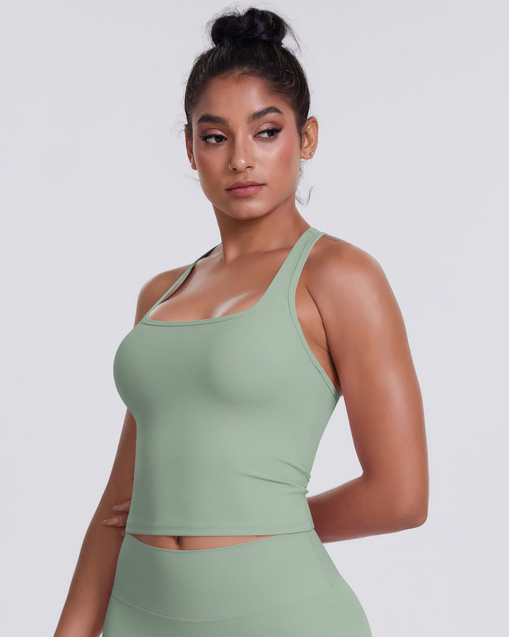 Alina Crop Top - Green