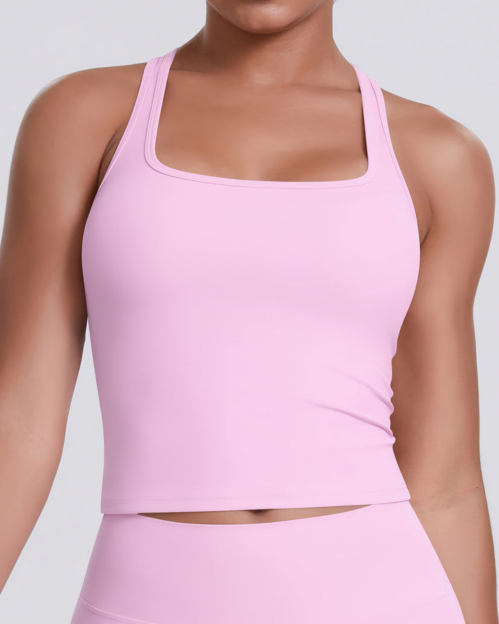 Alina Crop Top - Pink