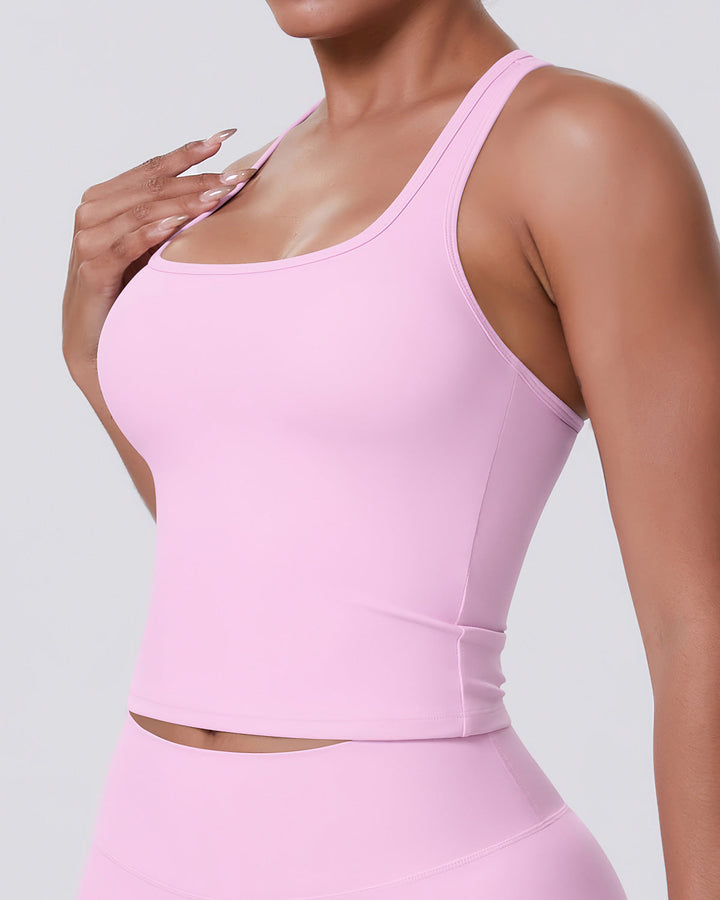 Alina Crop Top - Pink