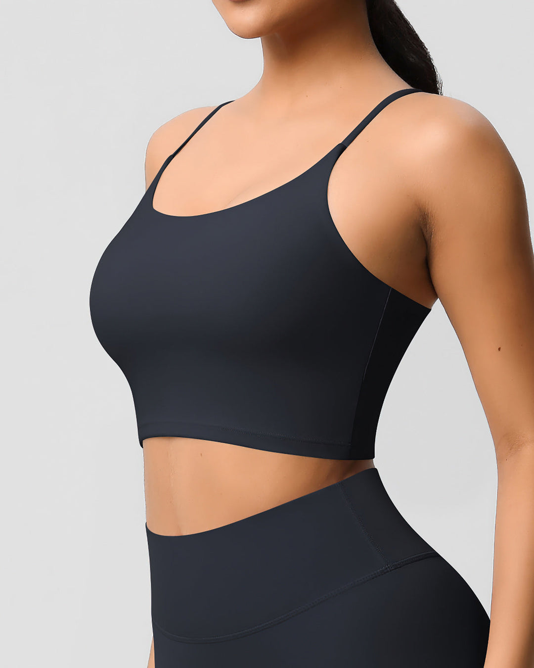 Ava Crop Top - Black