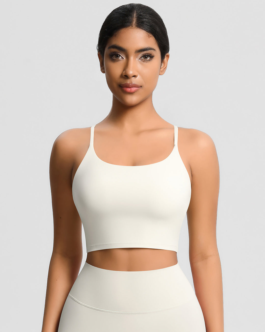 Ava Crop Top - Cloud