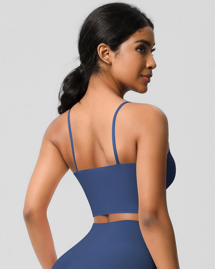 Ava Crop Top - Navy