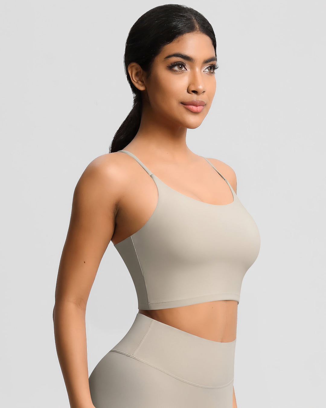 Ava Crop Top - Oatmeal