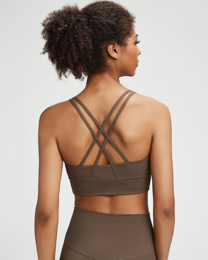 Cordelia Sports Bra - Brown