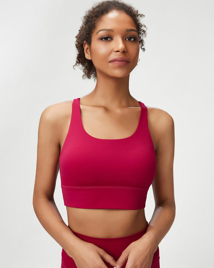 Cordelia Sports Bra - Red