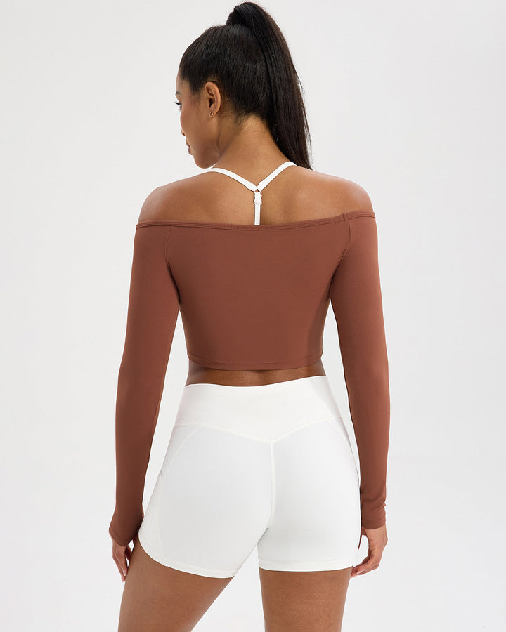Delilah Long Sleeve - Brown