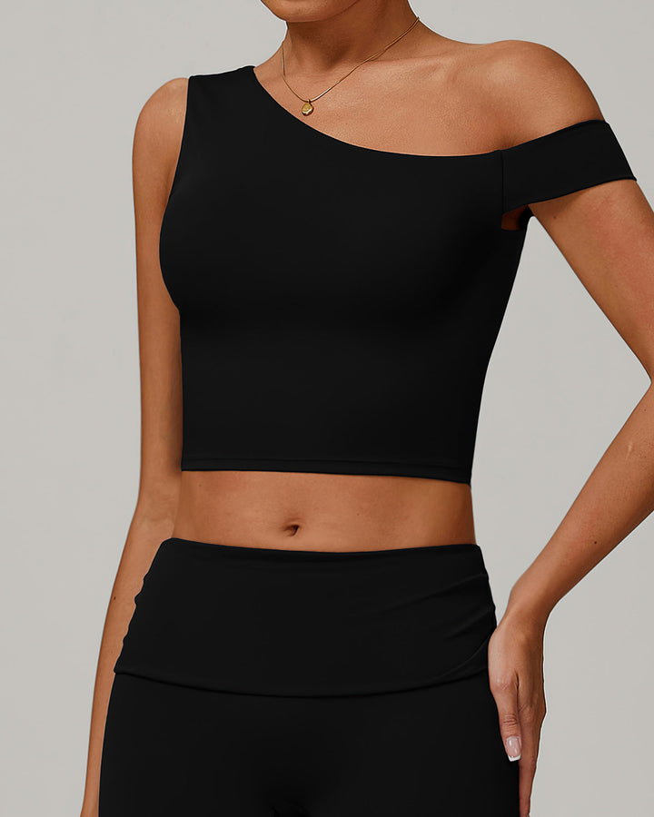 Demi Crop Top - Black