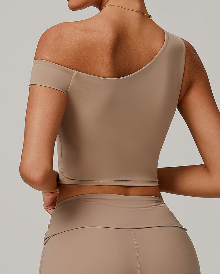 Demi Crop Top - Khaki