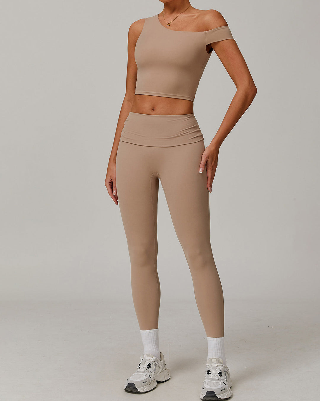 Demi Crop Top - Khaki