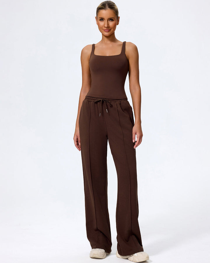 Eden Crop Top - Brown