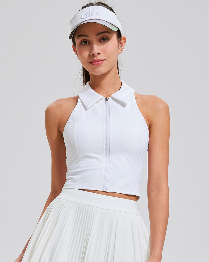 Faye Crop Top - White
