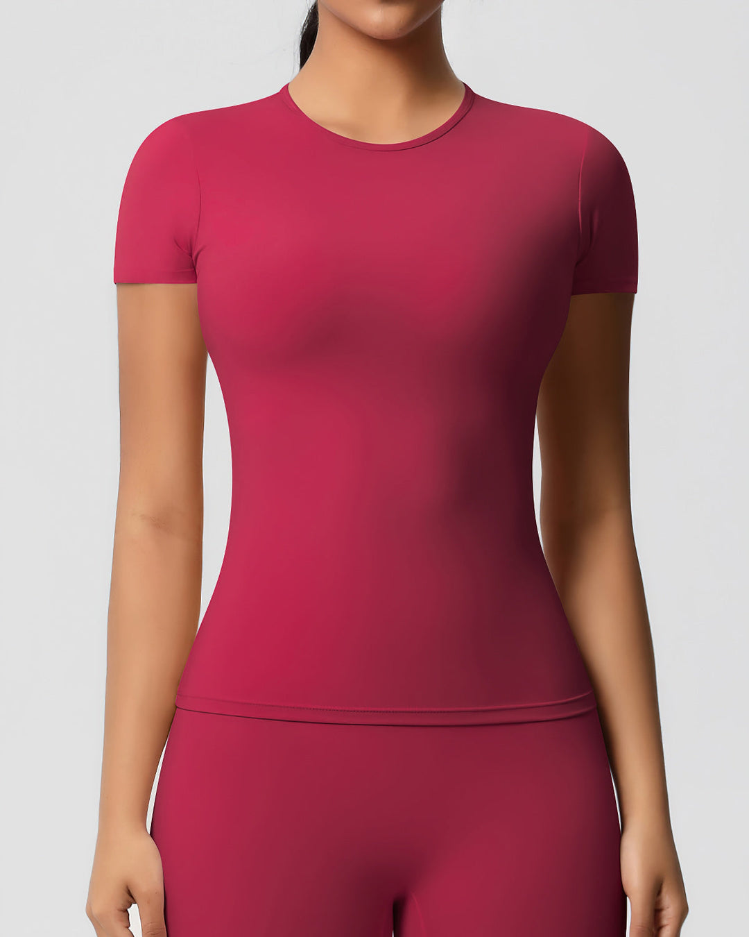 Gwen Active Top - Carmine