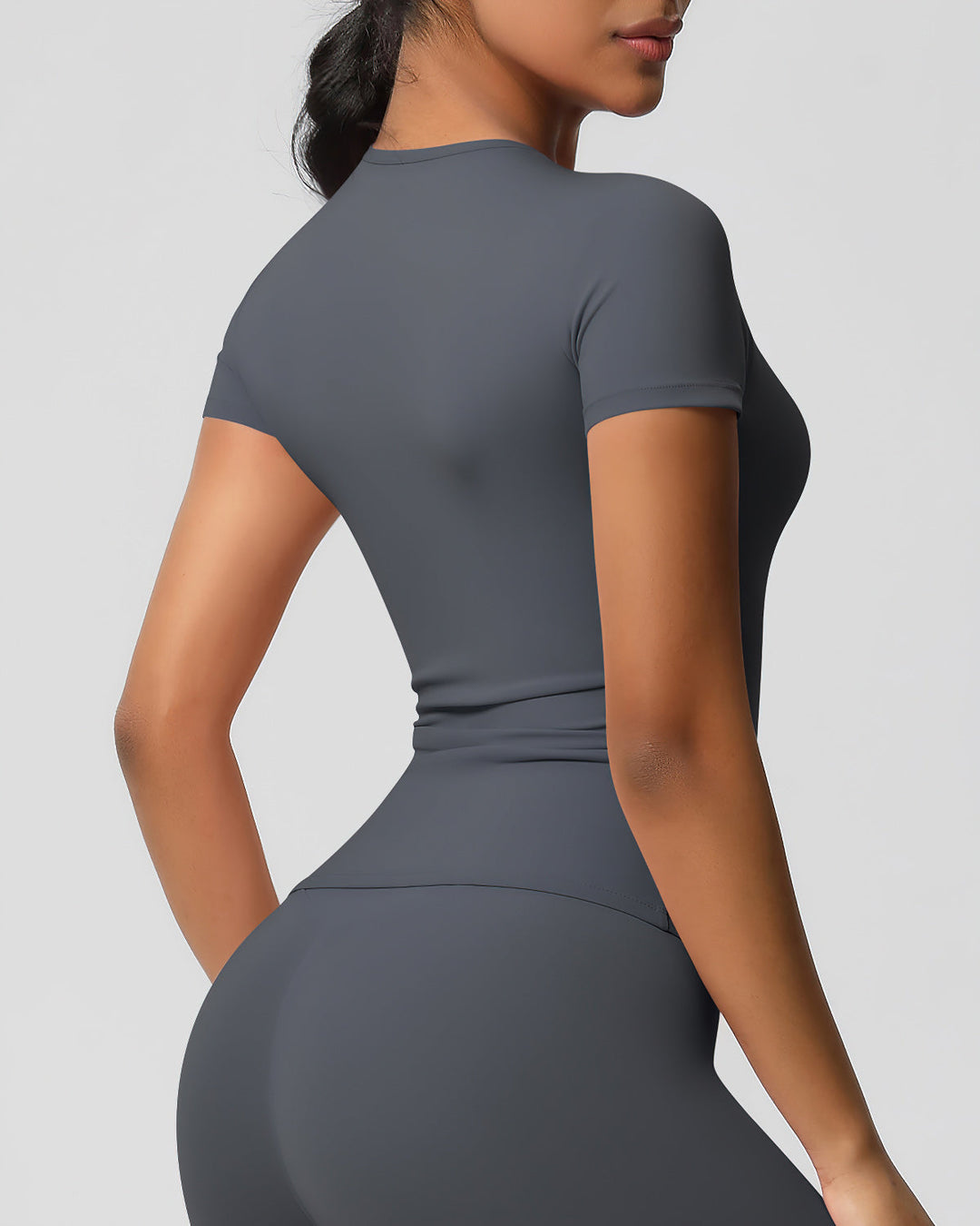 Gwen Active Top - Dark Grey