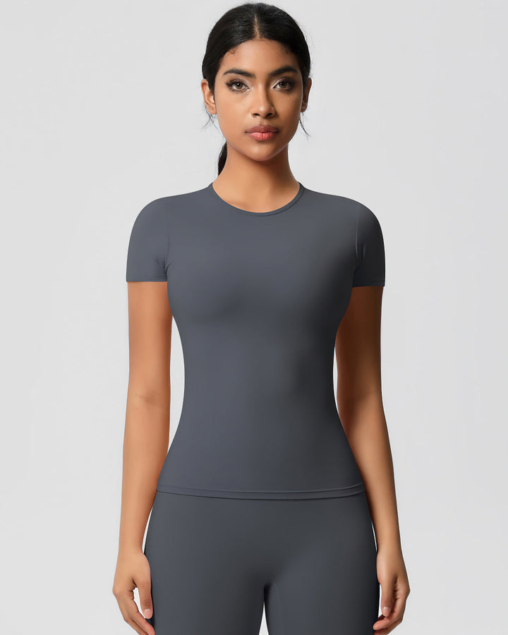 Gwen Active Top - Dark Grey
