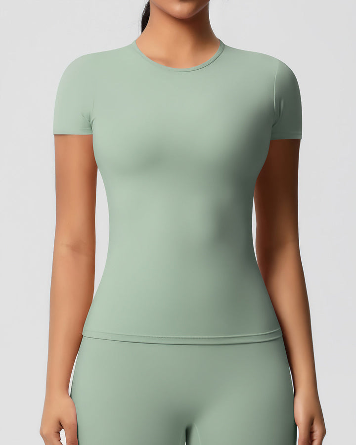Gwen Active Top - Sage Green