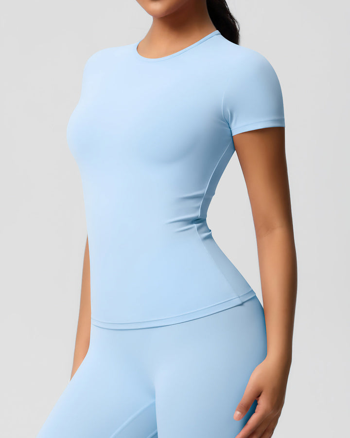 Gwen Active Top - Sky Blue