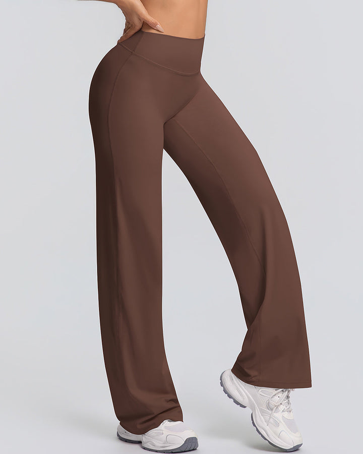 Gwen Flare Leggings - Brown