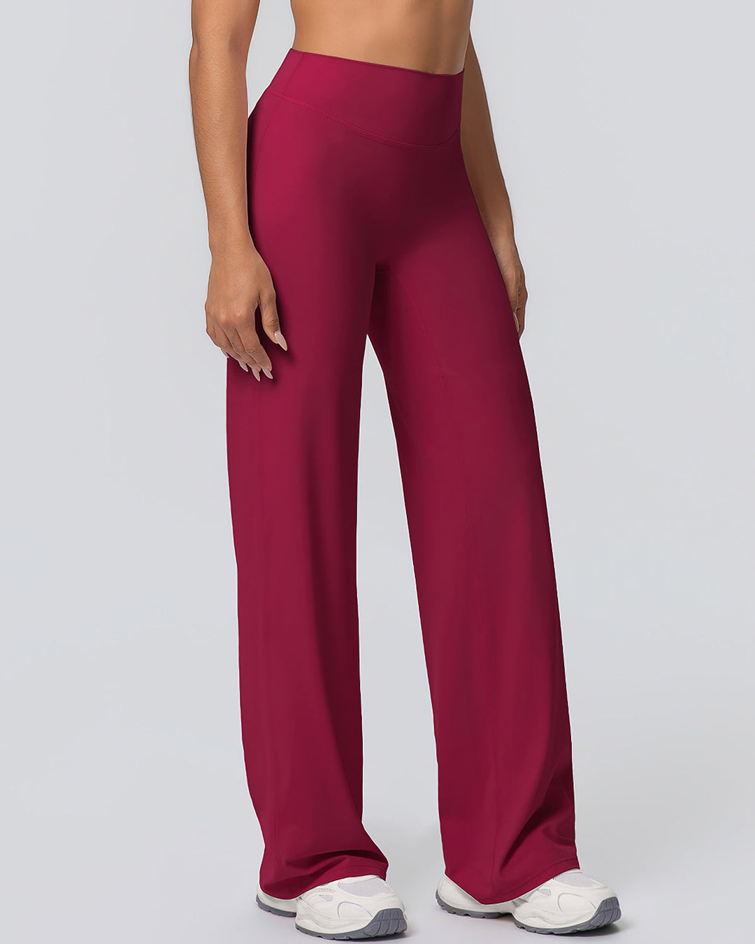 Gwen Flare Leggings - Carmine