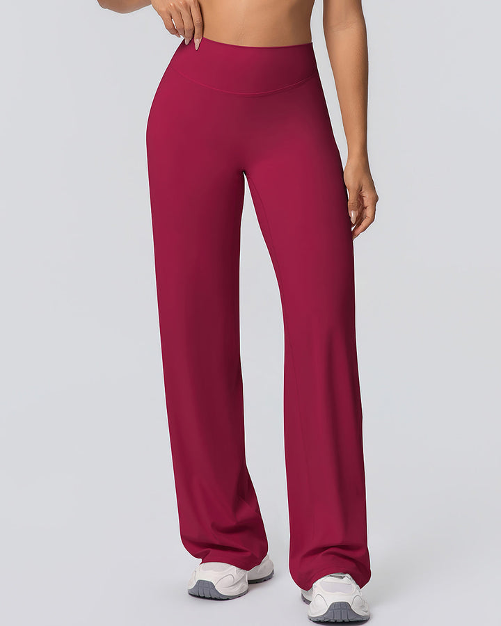 Gwen Flare Leggings - Carmine