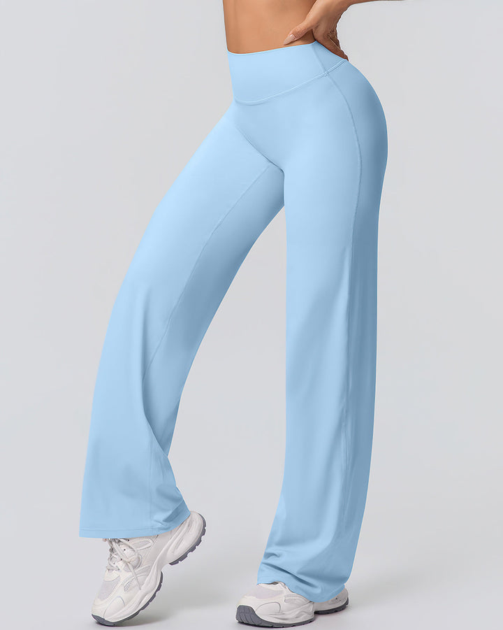 Gwen Flare Leggings - Sky Blue