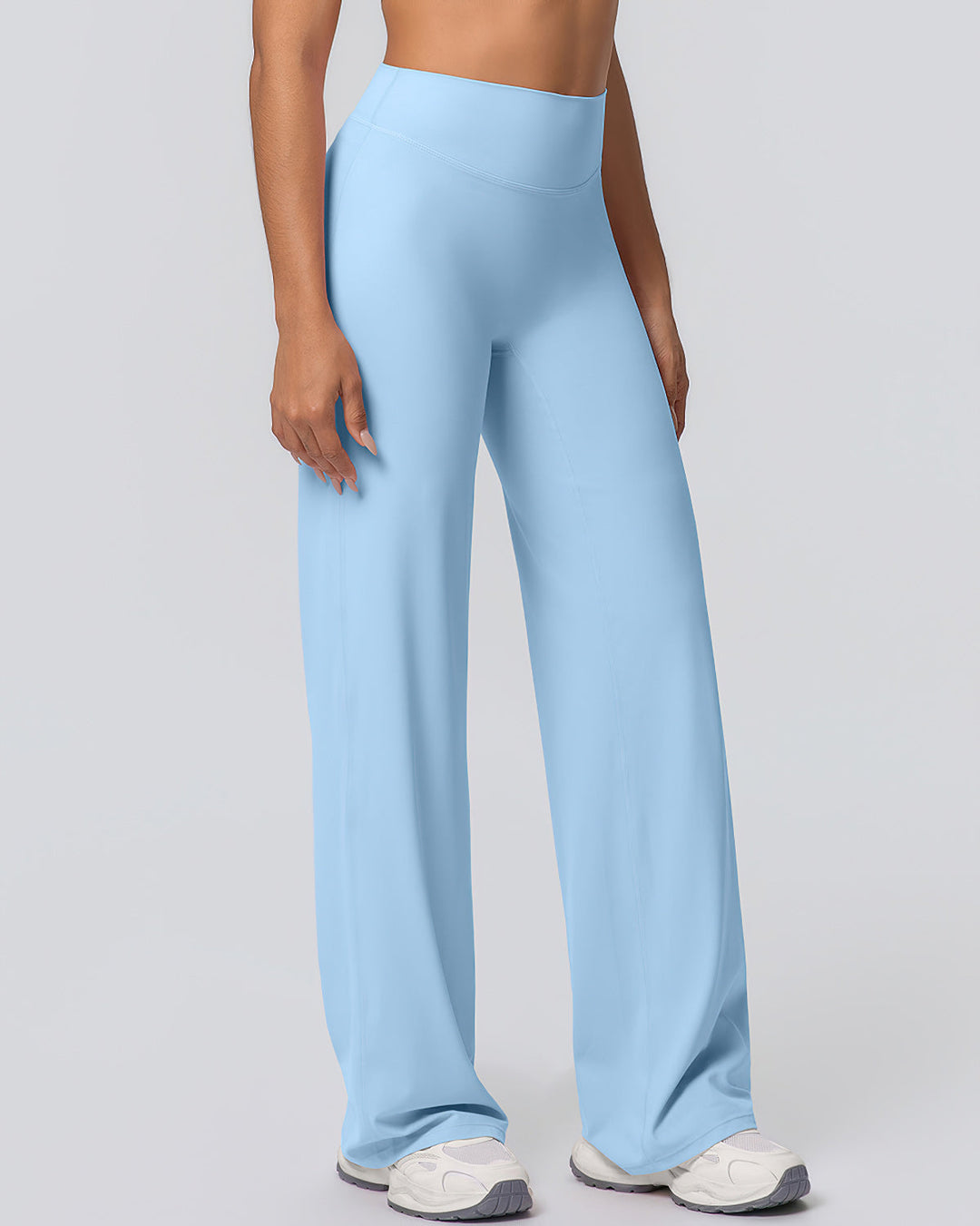 Gwen Flare Leggings - Sky Blue