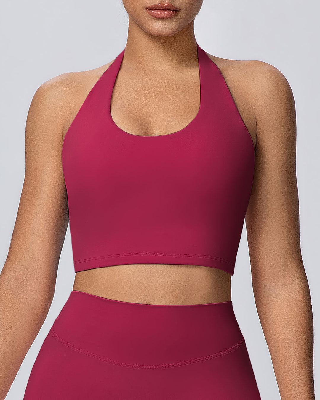 Gwen Halter Top - Carmine
