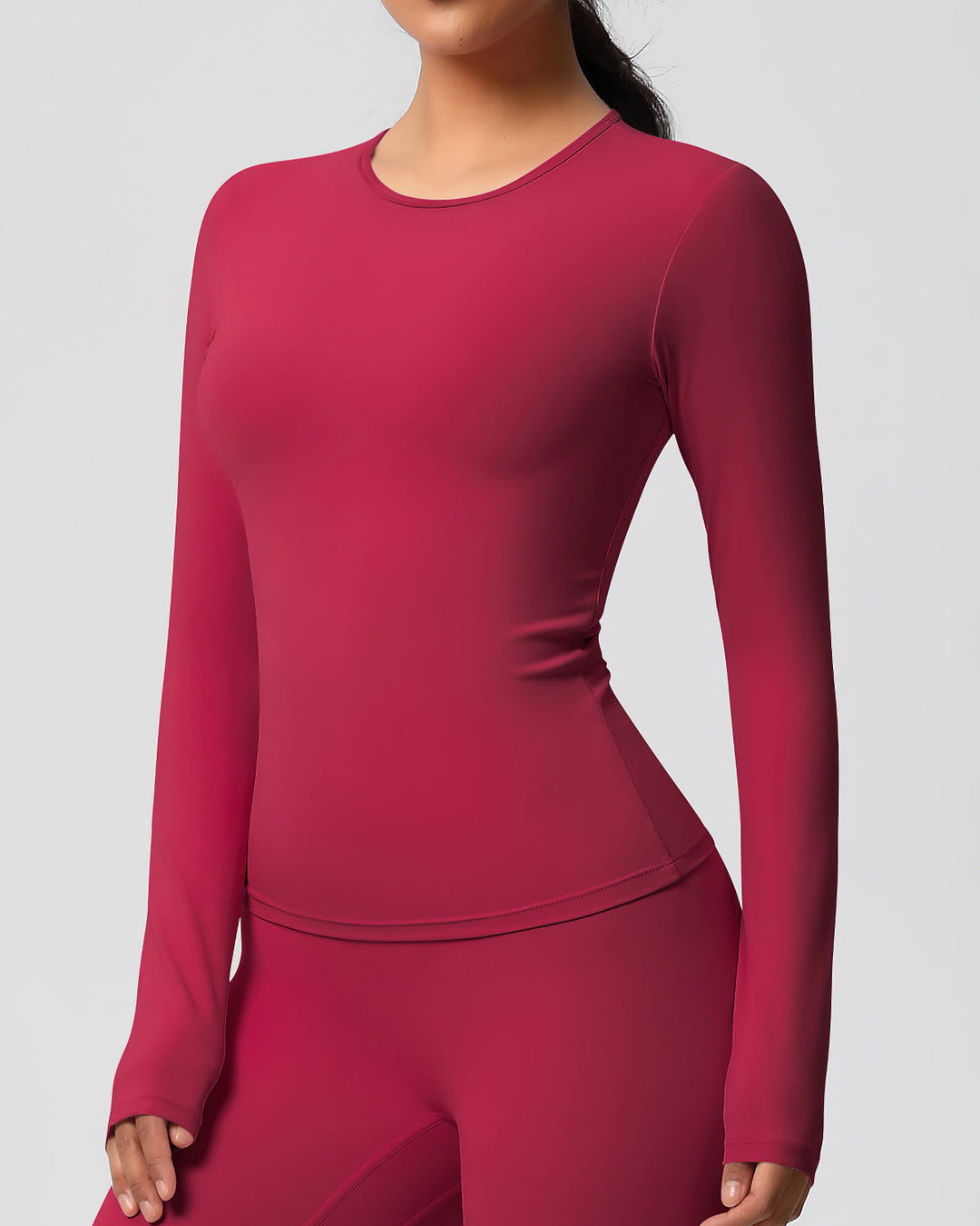 Gwen Long Sleeve - Carmine