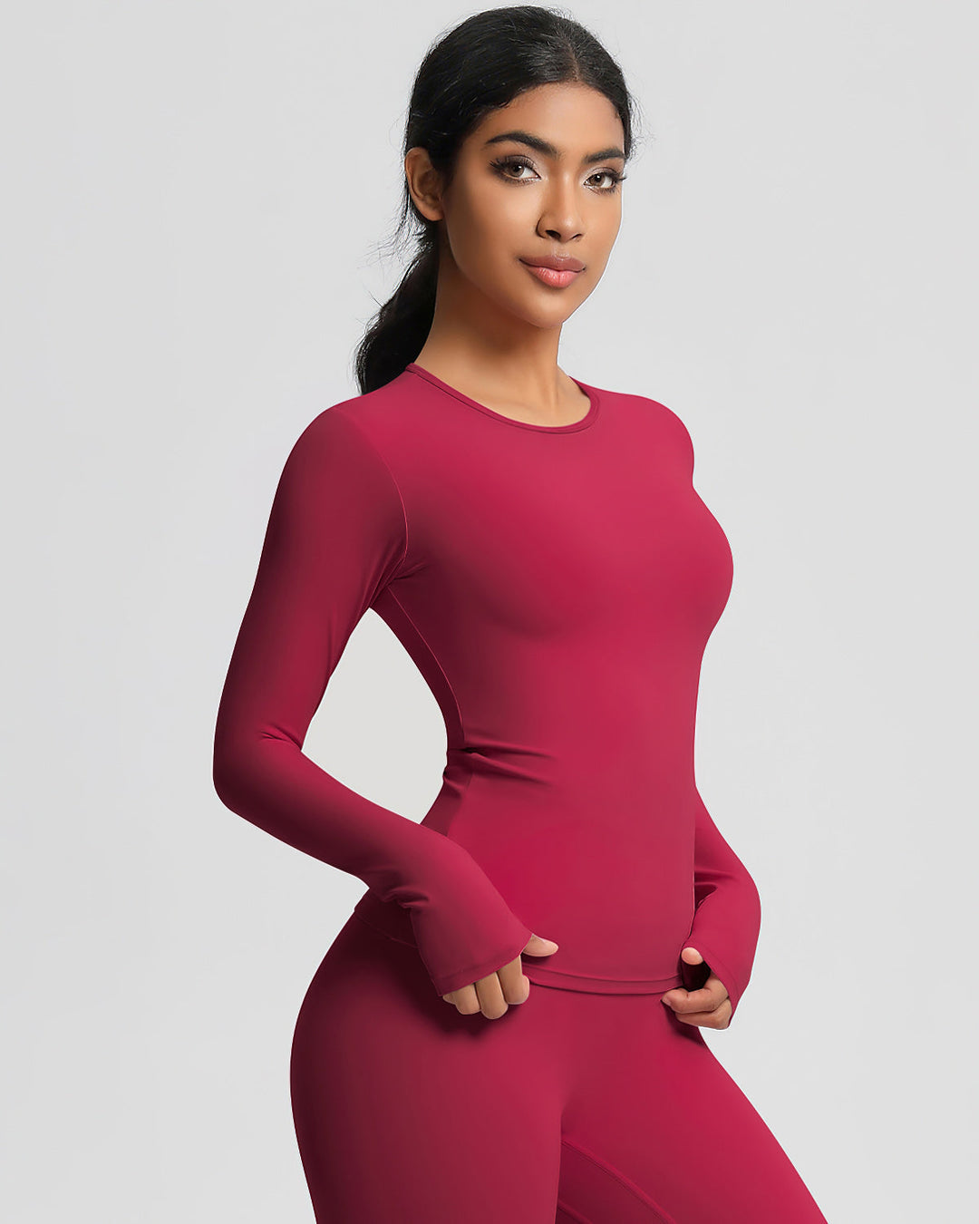 Gwen Long Sleeve - Carmine