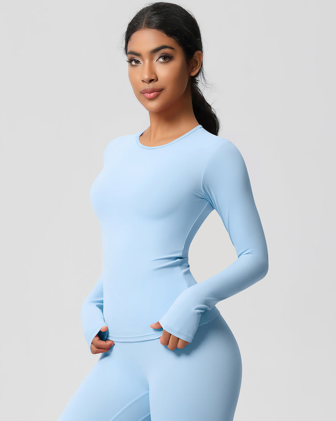 Gwen Long Sleeve - Sky Blue
