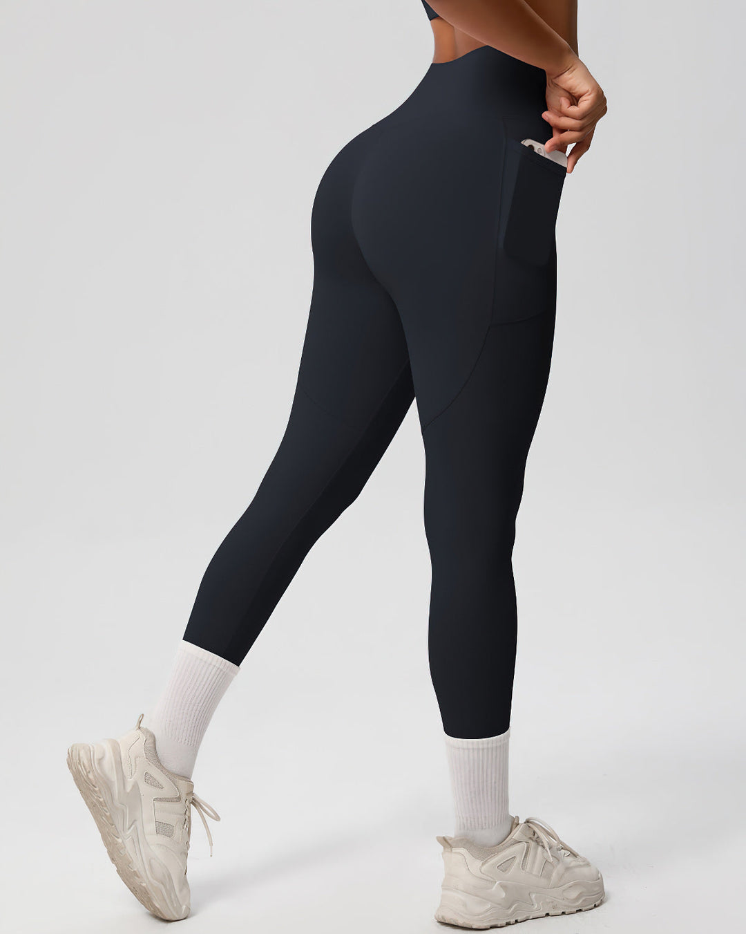 Gwen Pocket Leggings - Black