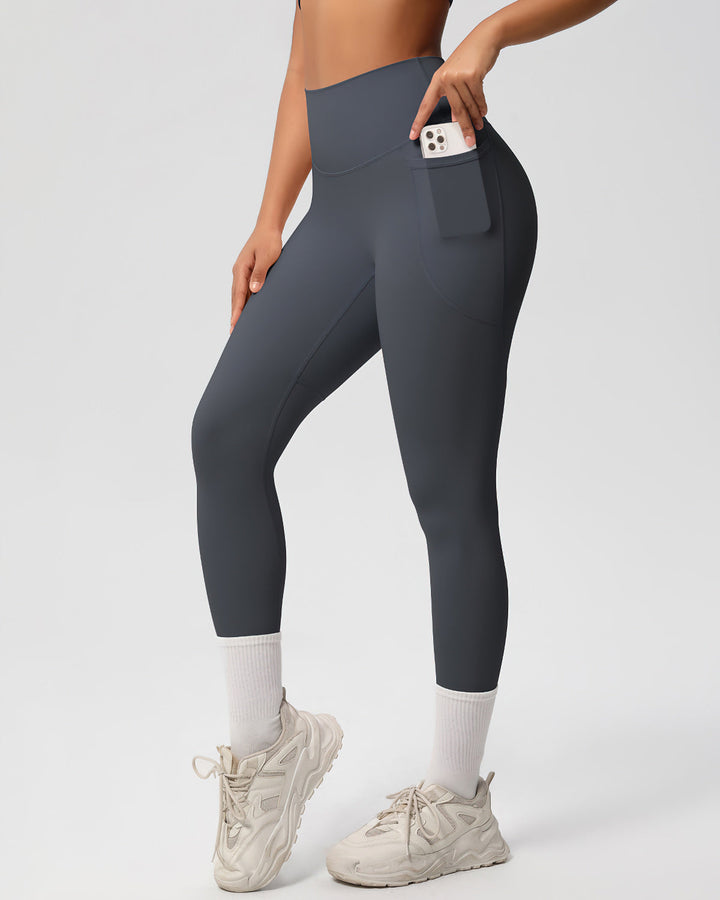 Gwen Pocket Leggings - Dark Grey
