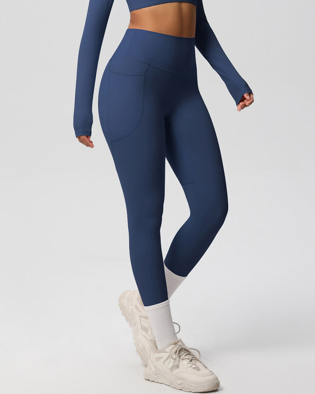 Gwen Pocket Leggings - Navy
