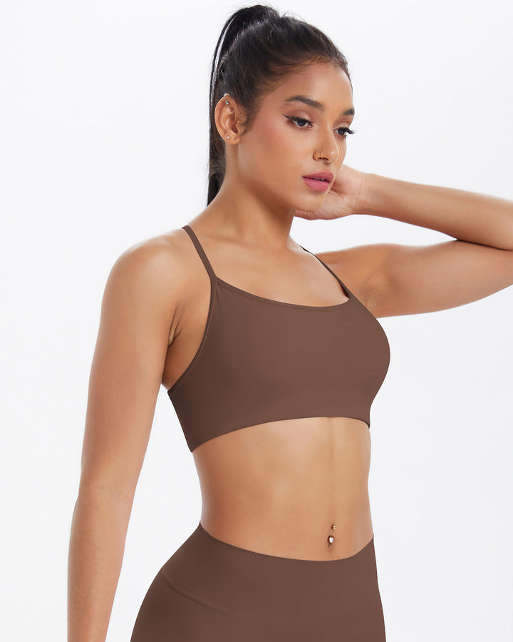 Gwen Sports Bra - Brown