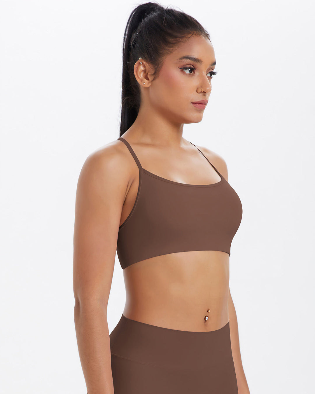 Gwen Sports Bra - Brown