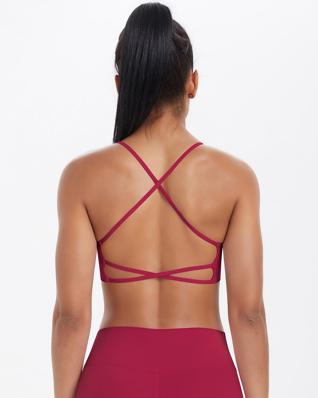 Gwen Sports Bra - Carmine