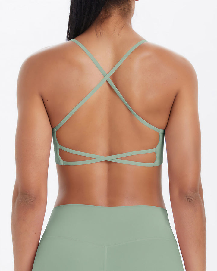 Gwen Sports Bra - Sage Green