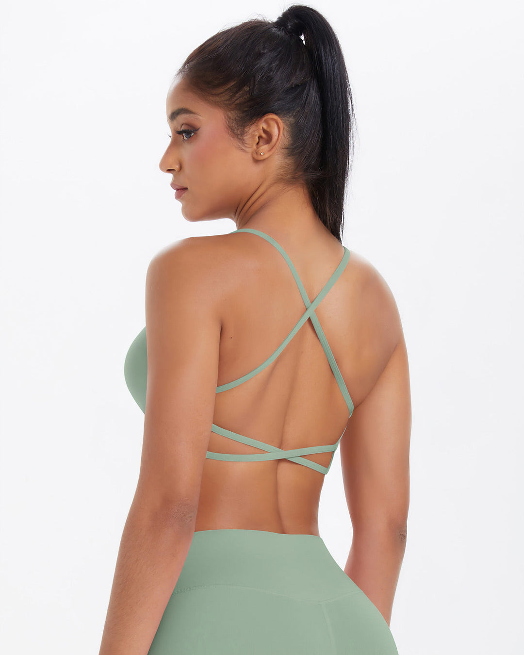 Gwen Sports Bra - Sage Green
