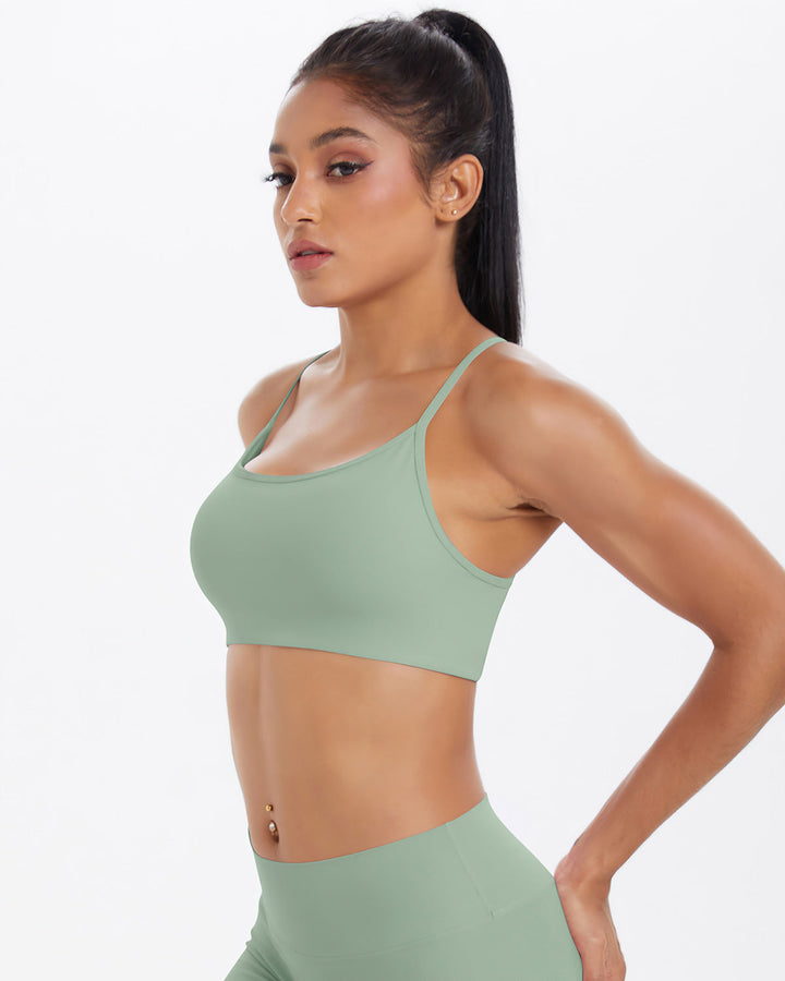 Gwen Sports Bra - Sage Green