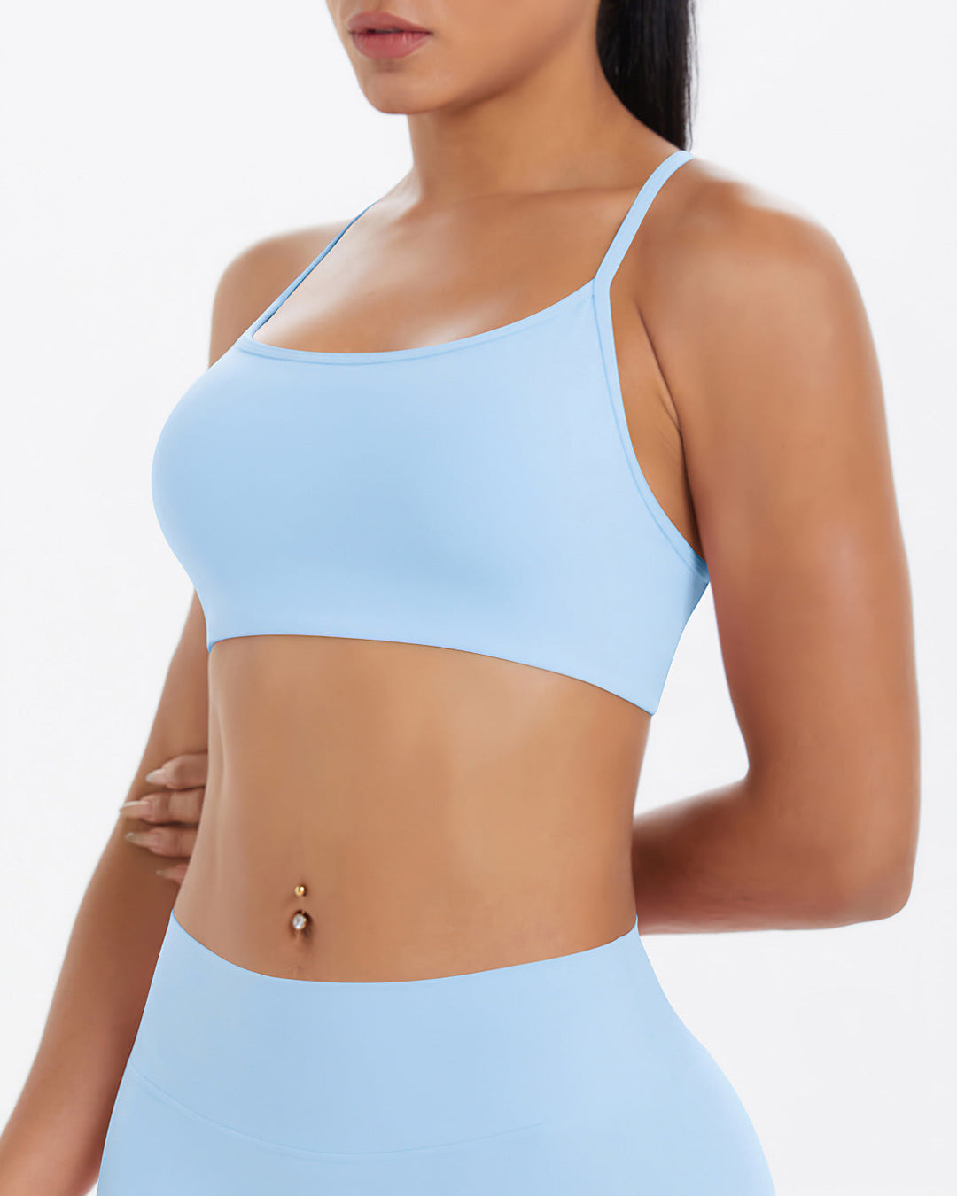 Gwen Sports Bra - Sky Blue
