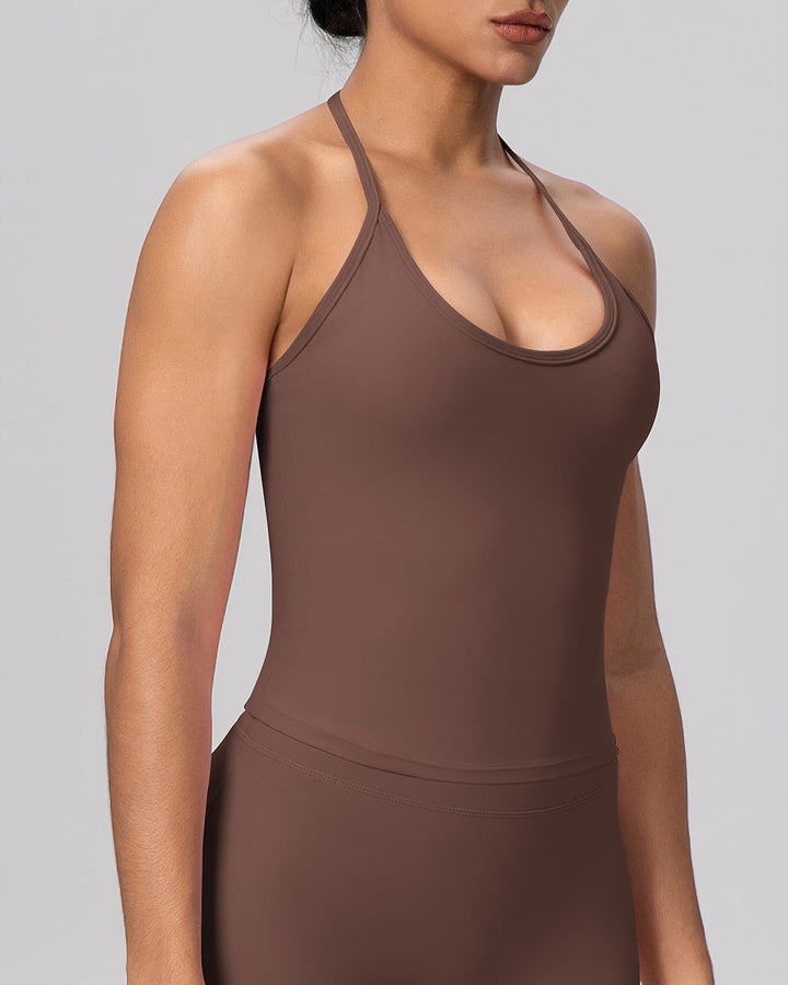Gwen Tank Top - Brown