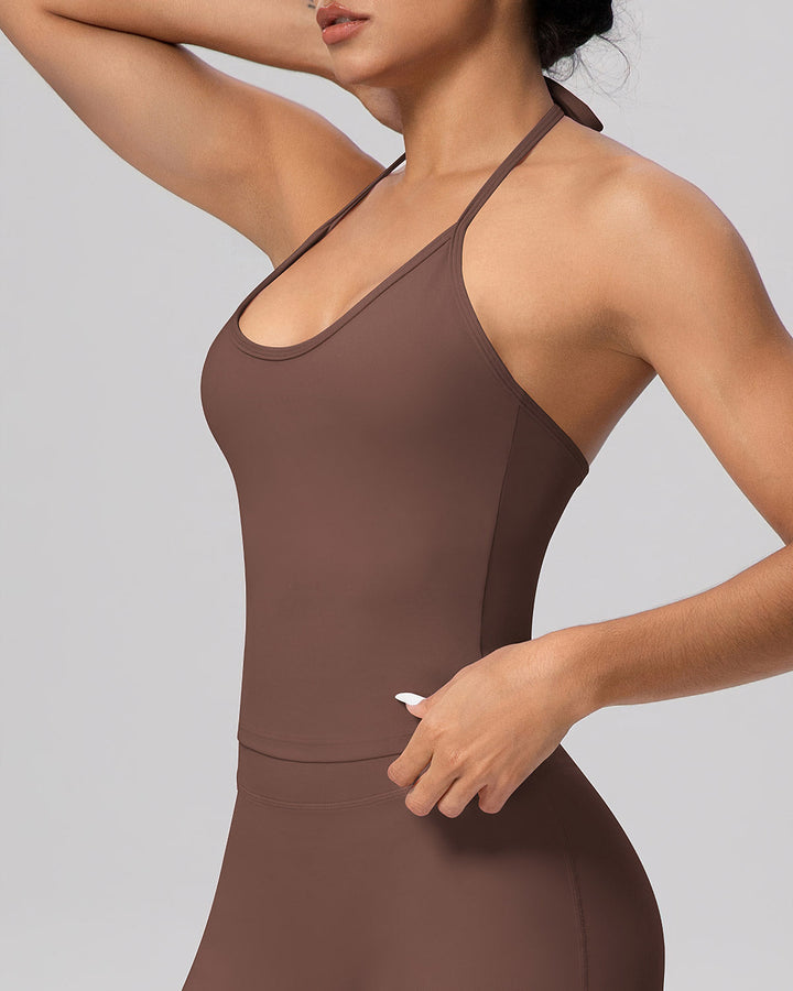Gwen Tank Top - Brown