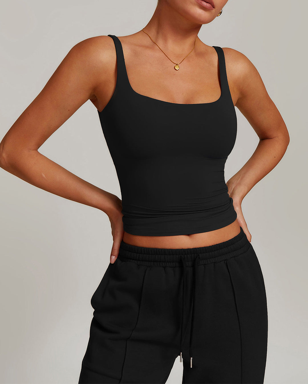 Harlow Crop Top - Black