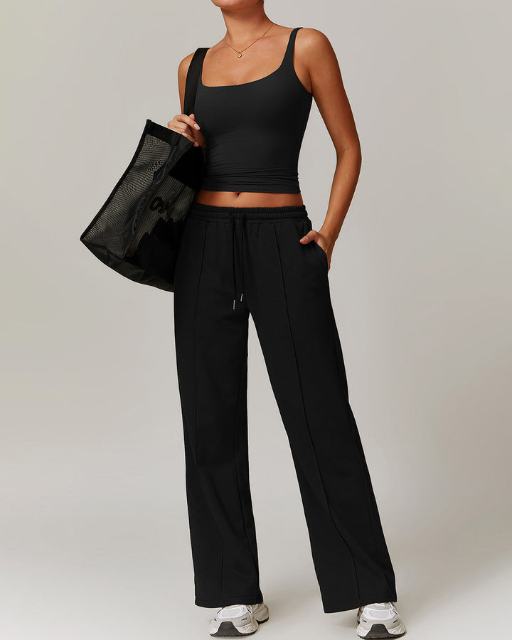Harlow Crop Top - Black