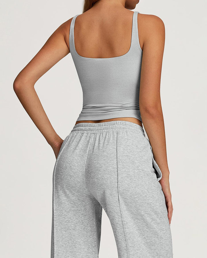 Harlow Crop Top - Grey