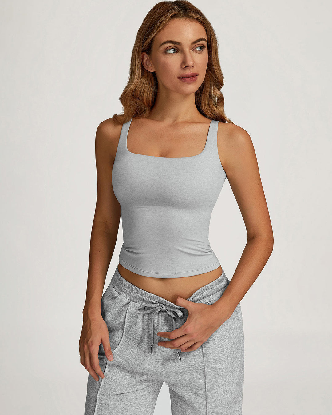 Harlow Crop Top - Grey