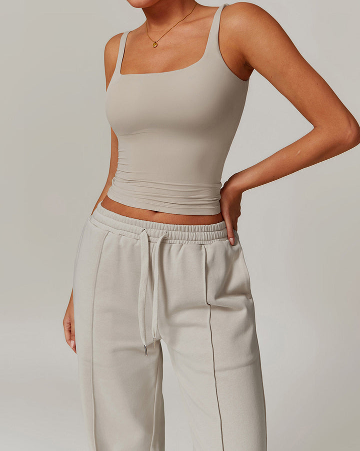 Harlow Crop Top - Stone